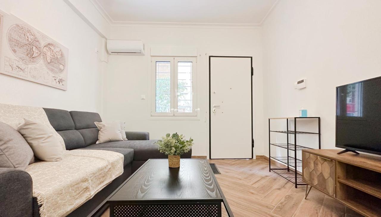 Valtetsiou Central 50Sqm Apt In Athens Lägenhet Exteriör bild